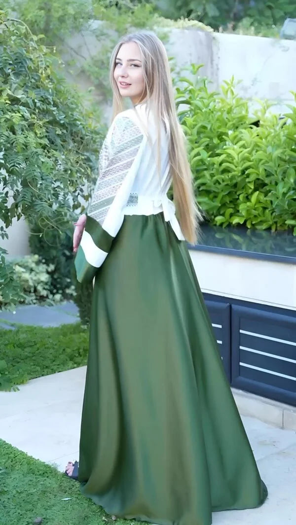 silk kaftan