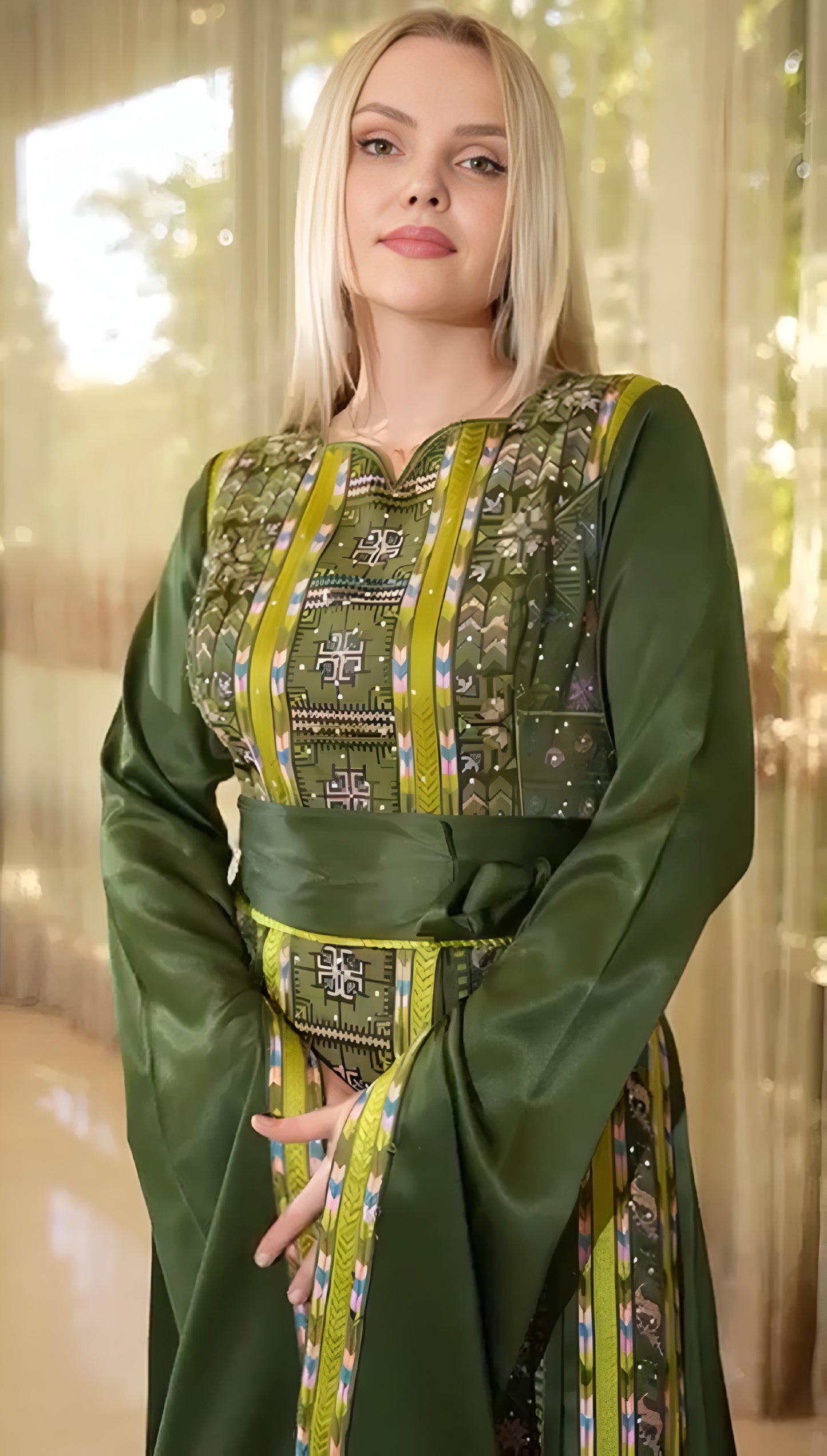 Royal Emerald Kaftan