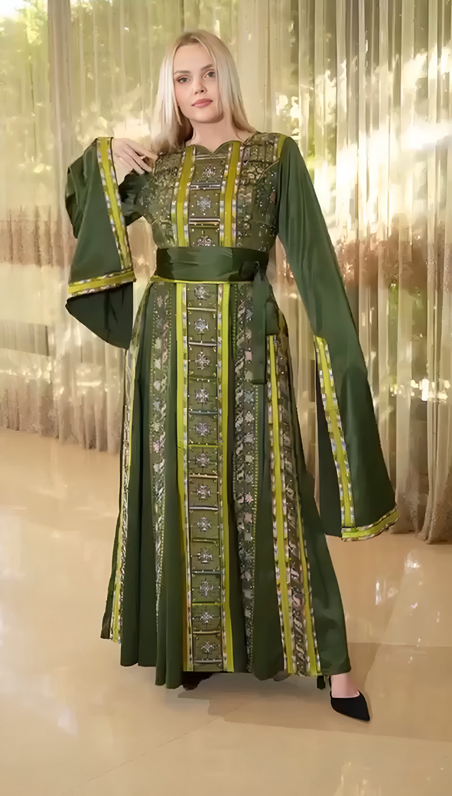 Royal Emerald Kaftan